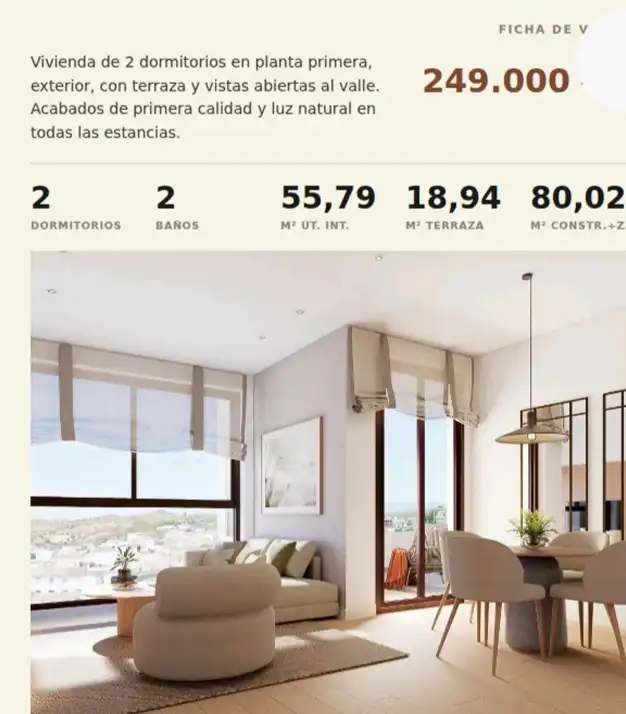 Apartament amb terrassa en venda a Calle Ermita 45, imagen 3