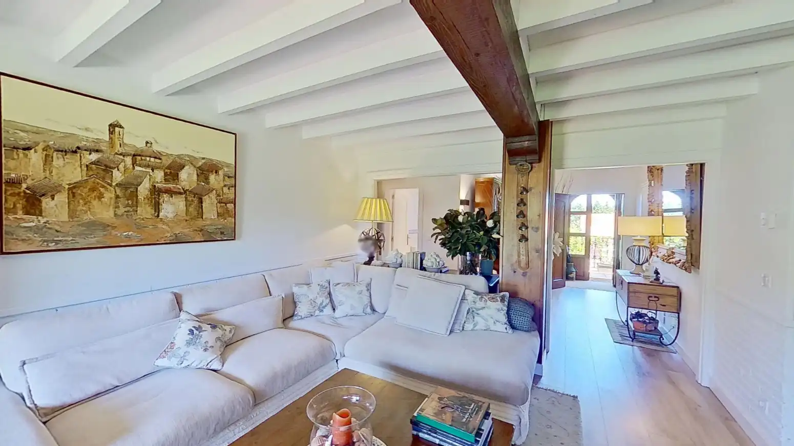 Sala de estar de Casa o chalet en venta en Alfoz de Lloredo con Calefacción, Terraza y Balcón