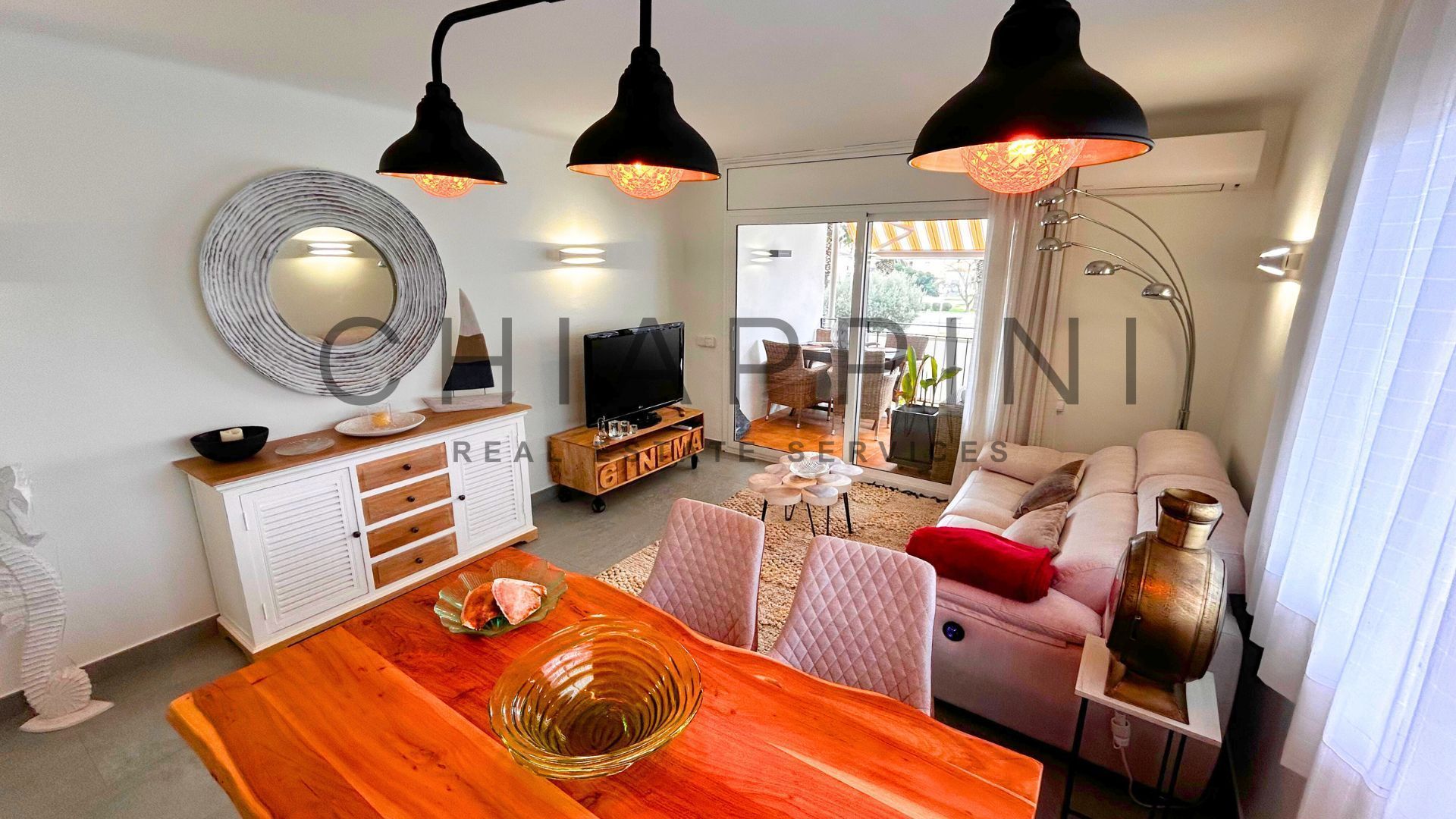 Wohnzimmer von Wohnungen zum Verkauf in Palamós mit Terrasse