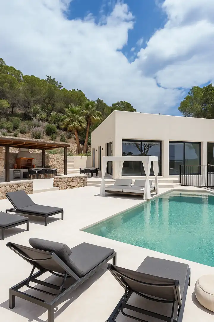 Terraza de Casa o chalet en venta en Santa Eulària des Riu con Aire acondicionado, Calefacción y Piscina