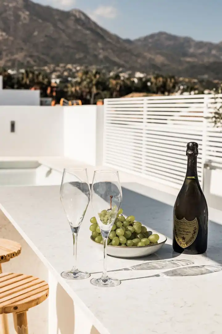 Terraza de Casa o chalet en venta en Marbella con Aire acondicionado, Jardín privado y Terraza