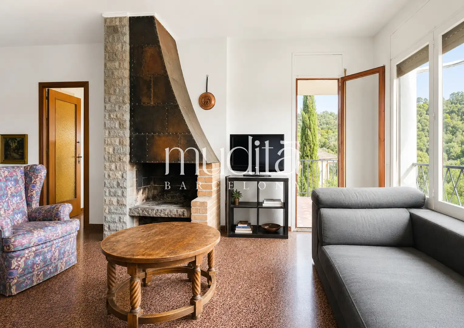 Living room of Houses for sale in L'Ametlla del Vallès  with Heating, Private garden and Terrace