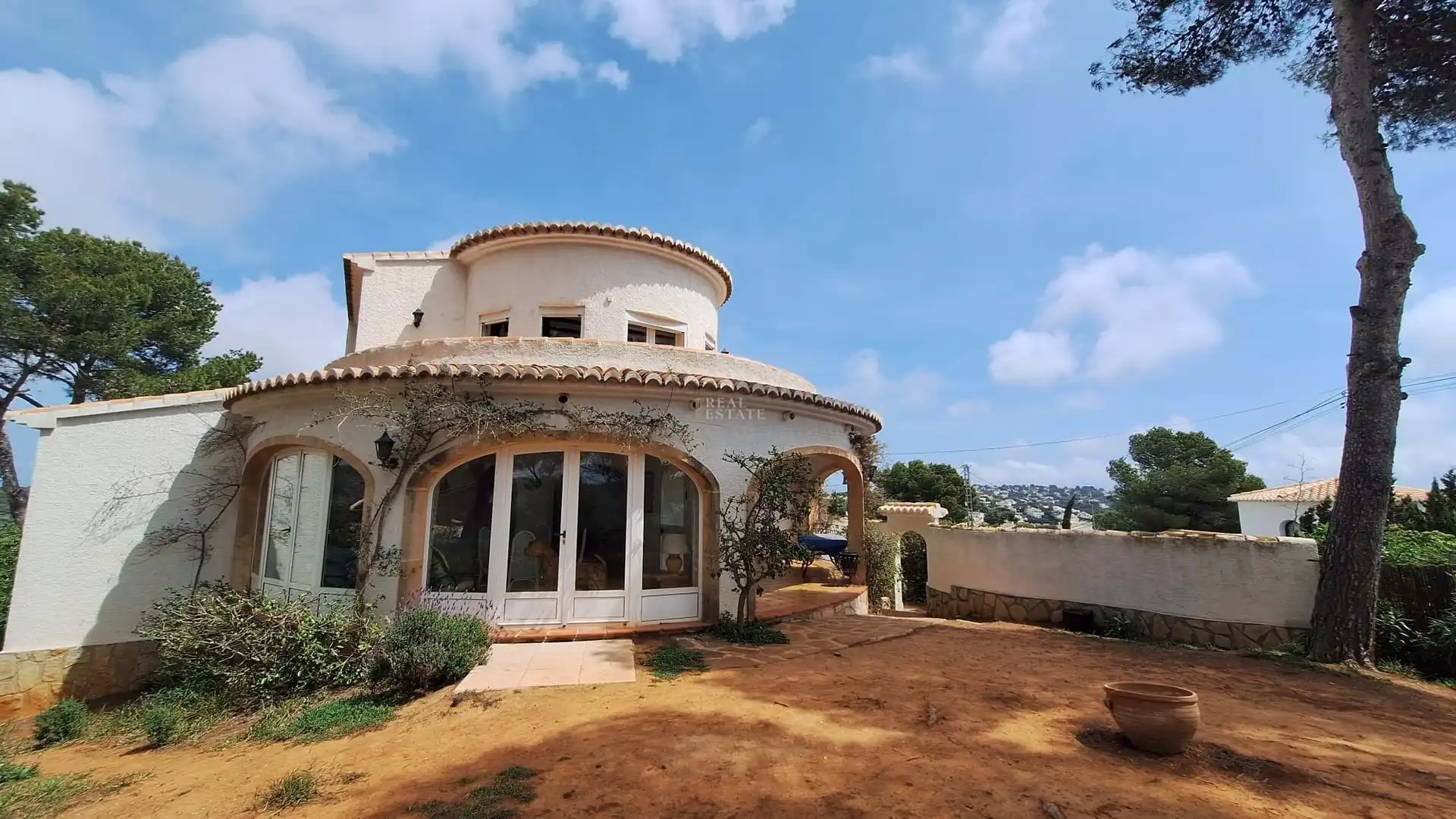 Exterior view of Houses for sale in Jávea / Xàbia  with Heating, Terrace and Swimming Pool