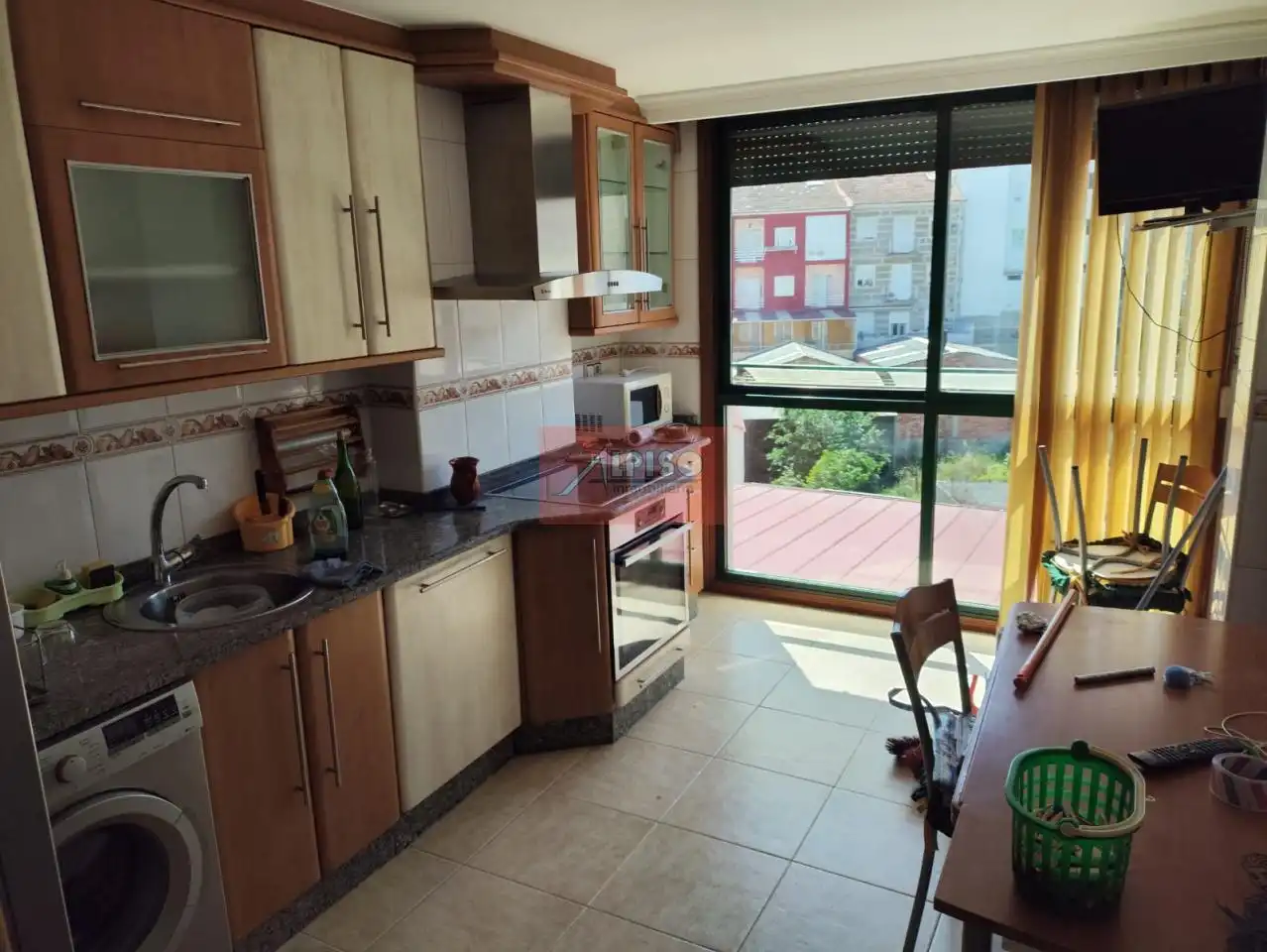 Cocina de Piso de alquiler en Ourense Capital  con Calefacción, Parquet y Amueblado