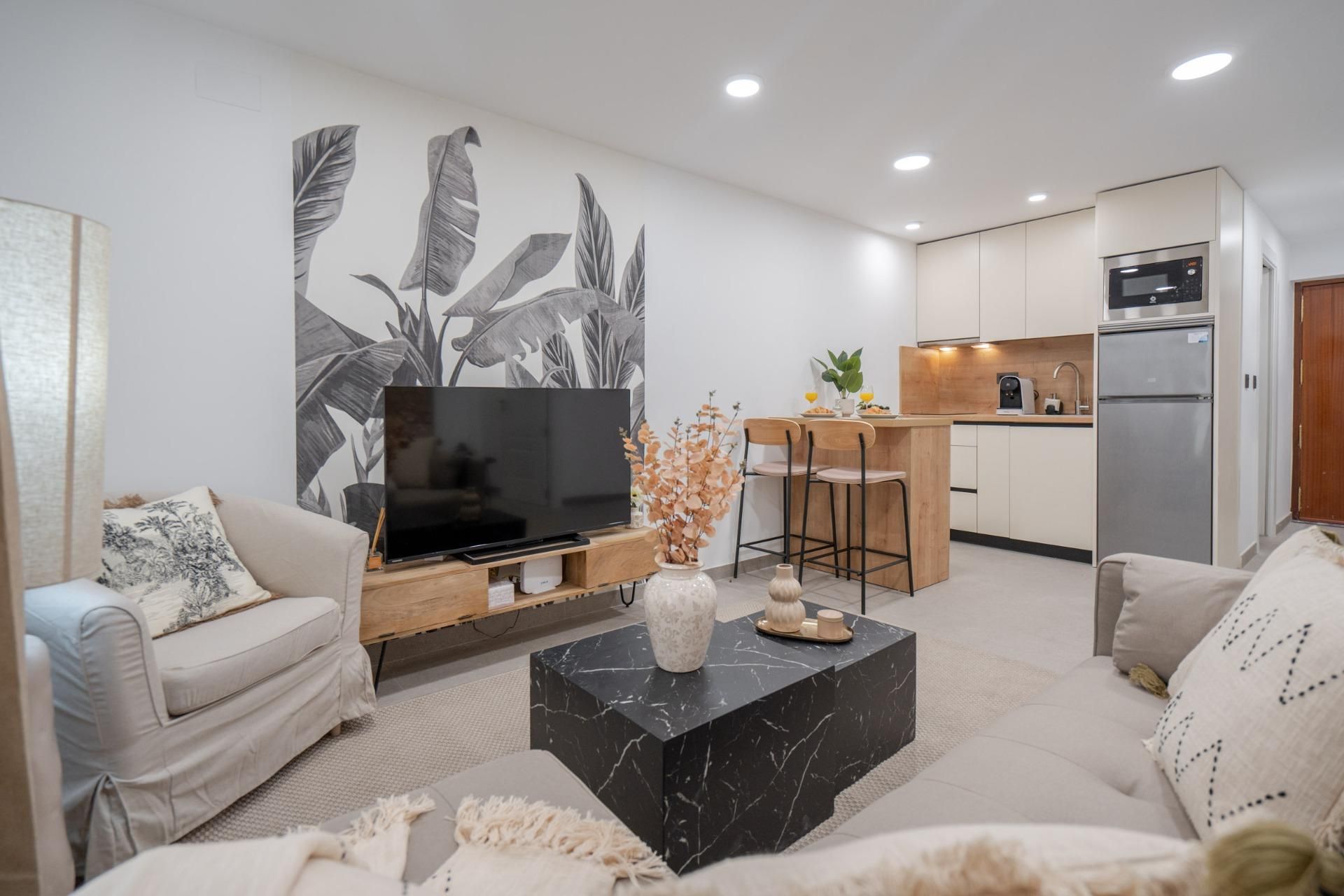 Sala d'estar de Pis en venda en  Granada Capital amb Aire condicionat i Parquet