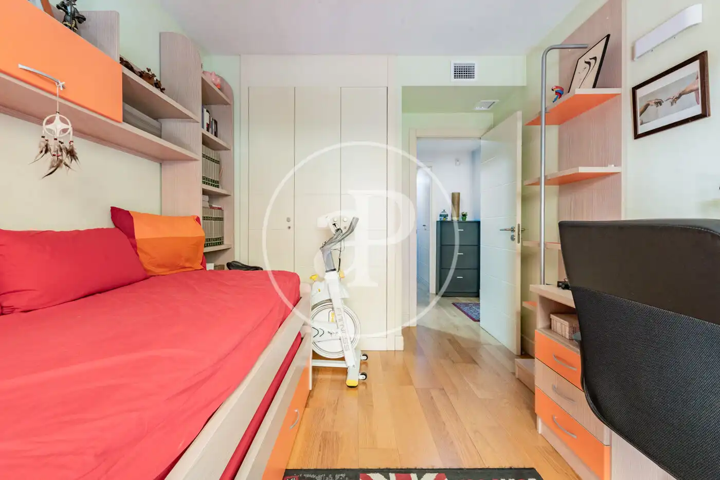 Bedroom of Flat for sale in Madrid  with Heating, Private garden and Terrace