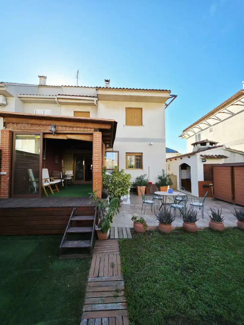 Terrassa de Casa o xalet en venda en Picanya amb Aire condicionat, Jardí privat i Terrassa