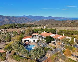 Vista exterior de Casa o xalet en venda en El Port de la Selva amb Aire condicionat, Terrassa i Piscina