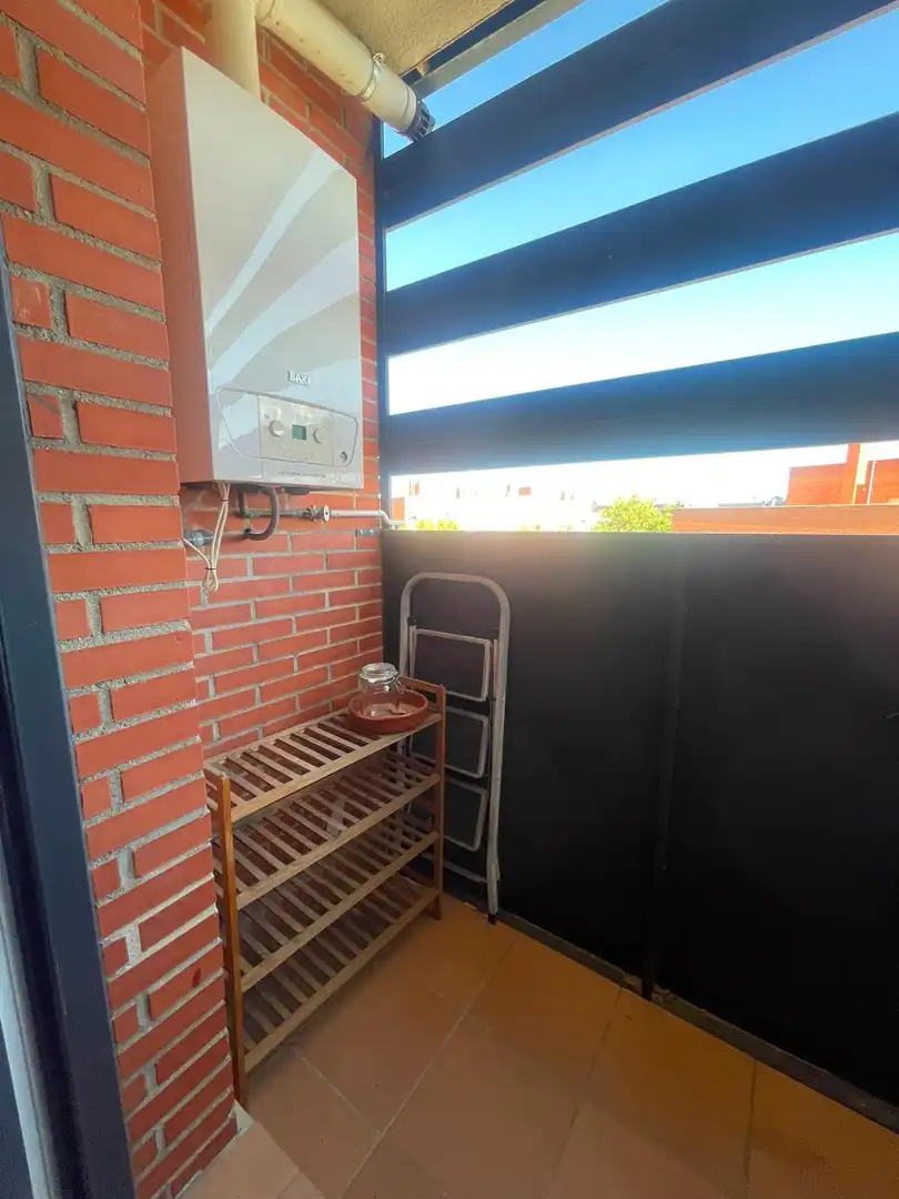 Terraza de Ático de alquiler en Alcalá de Henares con Aire acondicionado, Calefacción y Jardín privado