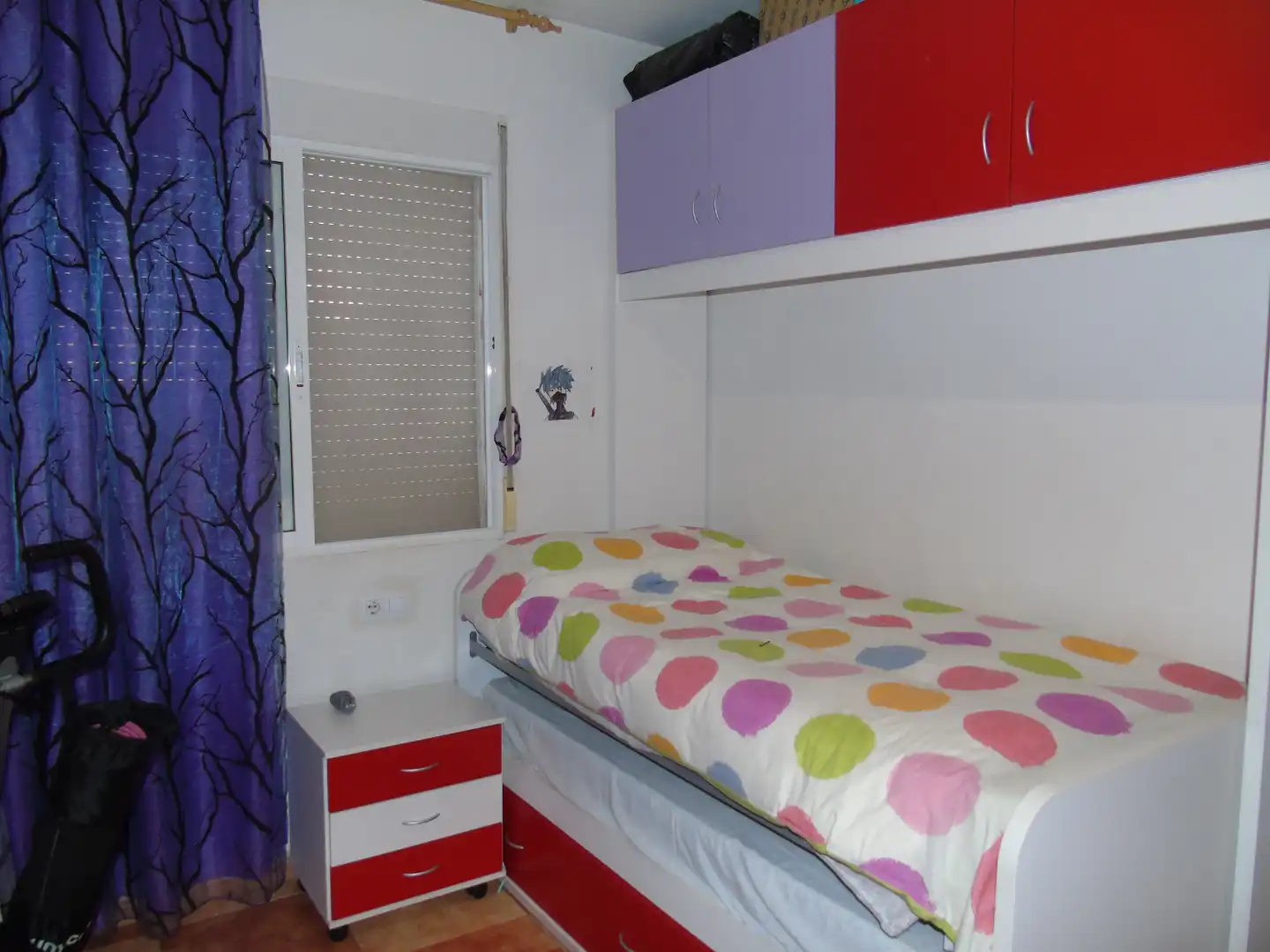 Schlafzimmer von Dachboden zum Verkauf in Lorquí mit Klimaanlage, Terrasse und Ofen