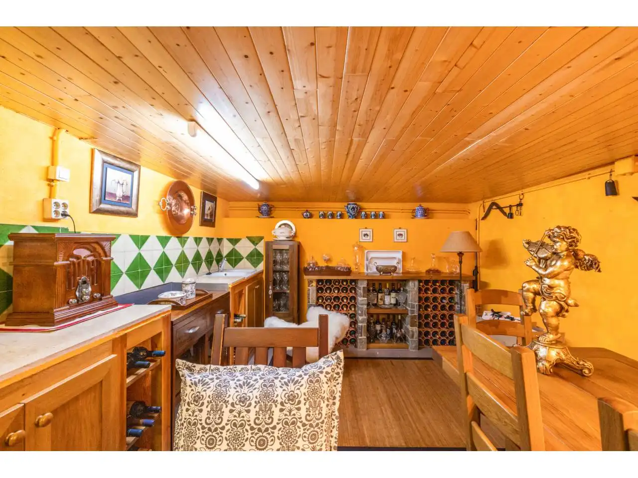 Küche von Haus oder Chalet zum Verkauf in Taradell mit Klimaanlage, Heizung und Privatgarten