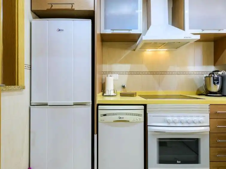 Kitchen of Apartments for sale in Oropesa del Mar / Orpesa  with Air Conditioner, Heating and Private garden