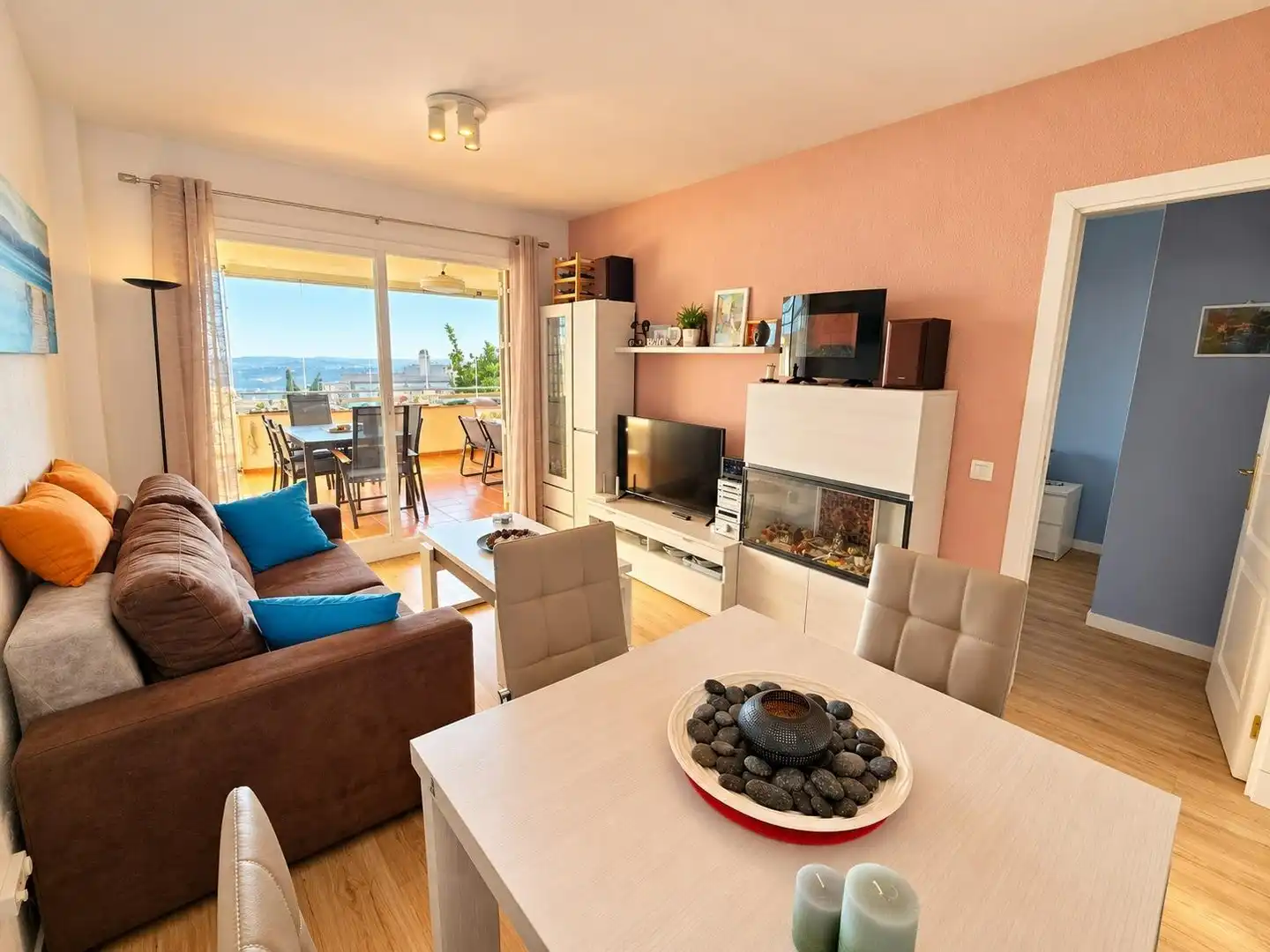 Living room of Flat for sale in Doña Julia Golf