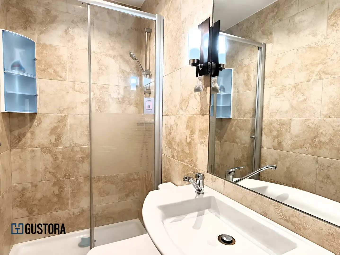 Badezimmer von Wohnung zum Verkauf in Donostia - San Sebastián  mit Klimaanlage, Parkett und Möbliert