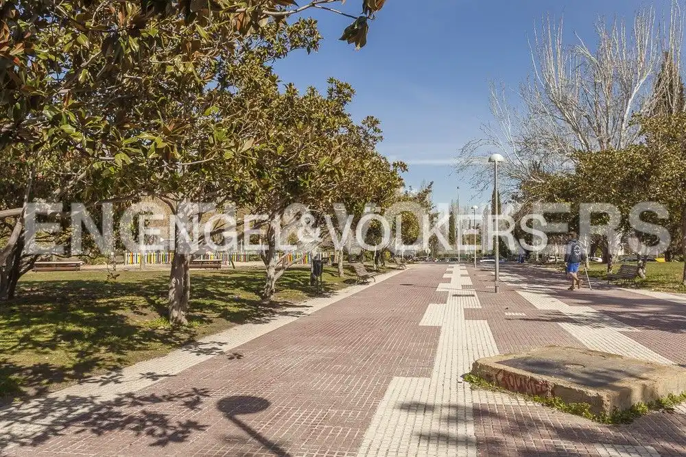 Exterior view of Flat for rent in Madrid  with Air Conditioner, Heating and Private garden
