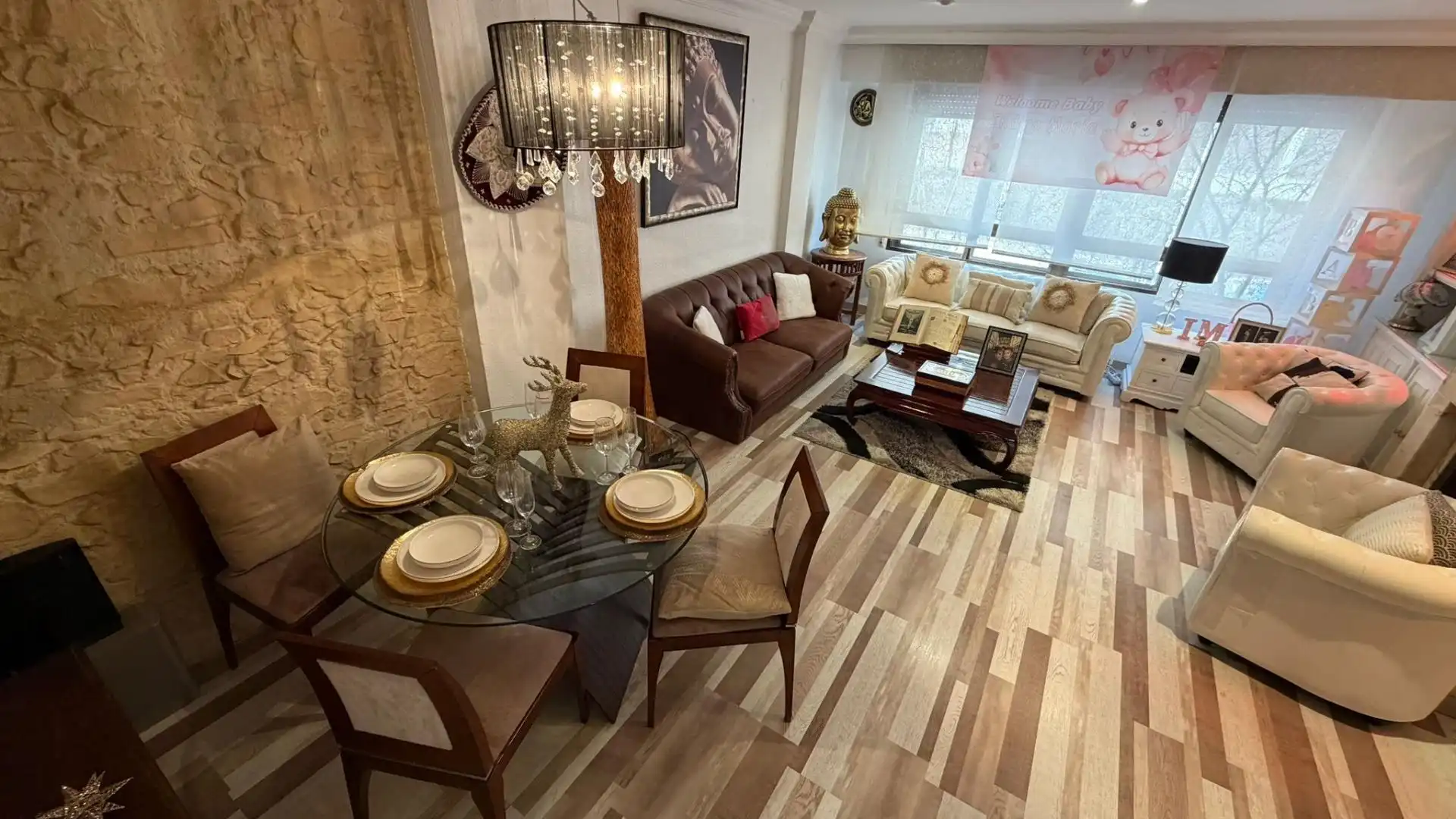 Sala d'estar de Dúplex en venda en Castellón de la Plana / Castelló de la Plana amb Aire condicionat, Parquet i Terrassa