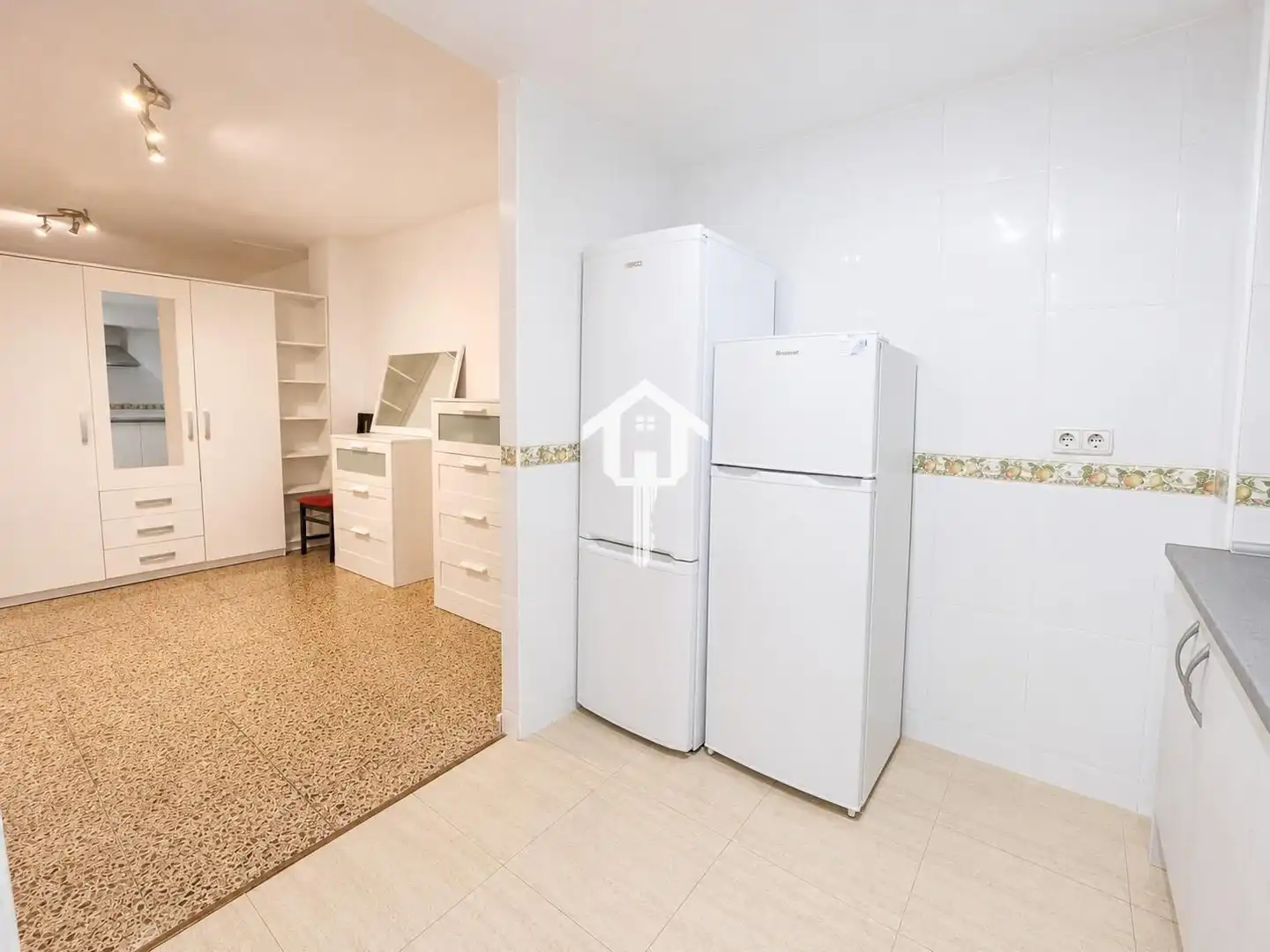 Küche von Wohnung zum Verkauf in Alicante / Alacant mit Klimaanlage, Möbliert und Balkon