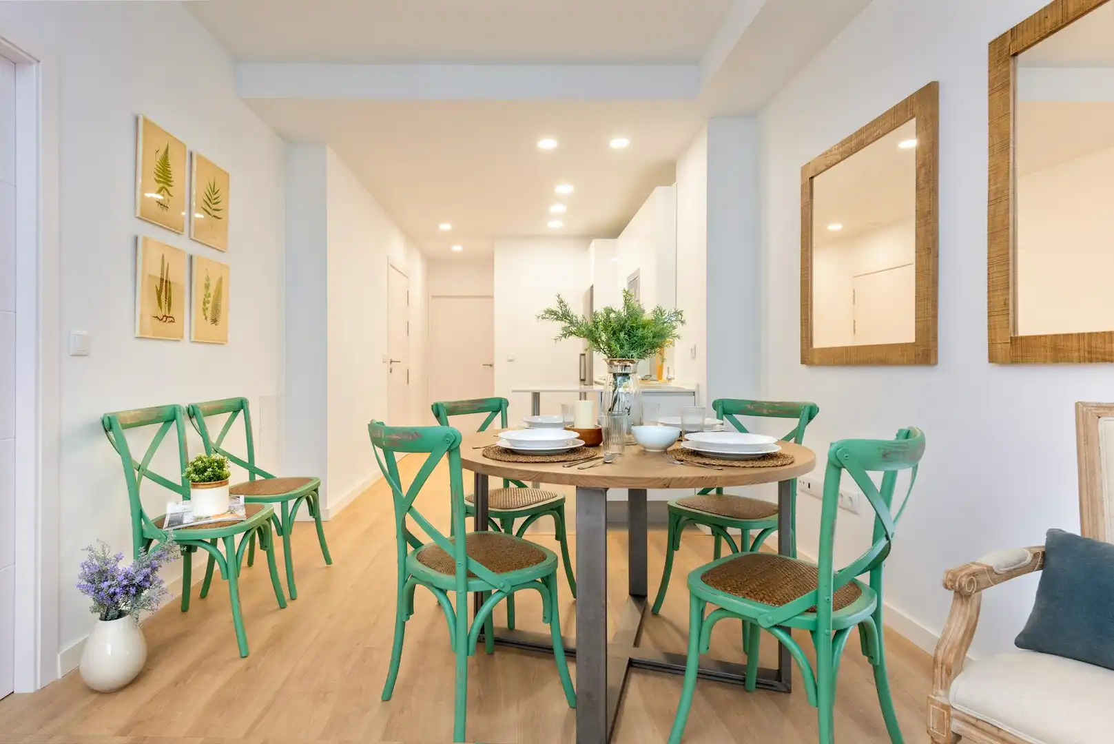 Dining room of Flat for rent in Sevilla  with Air Conditioner, Heating and Washing machine