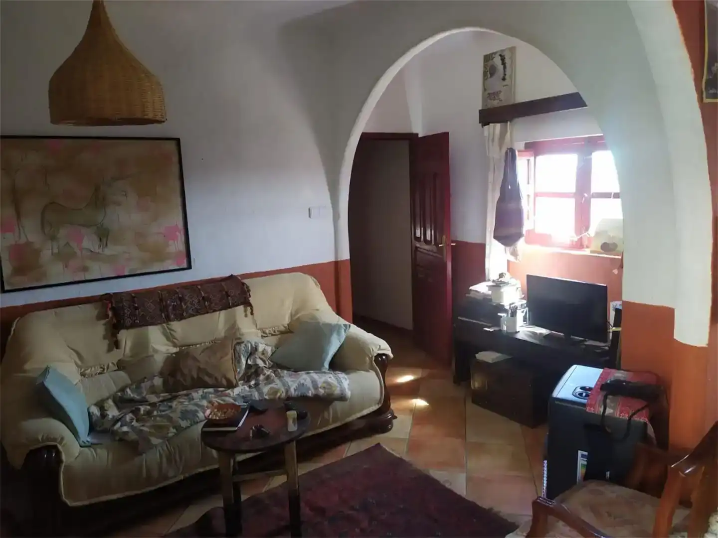 Sala d'estar de Finca rústica en venda en La Taha amb Balcó