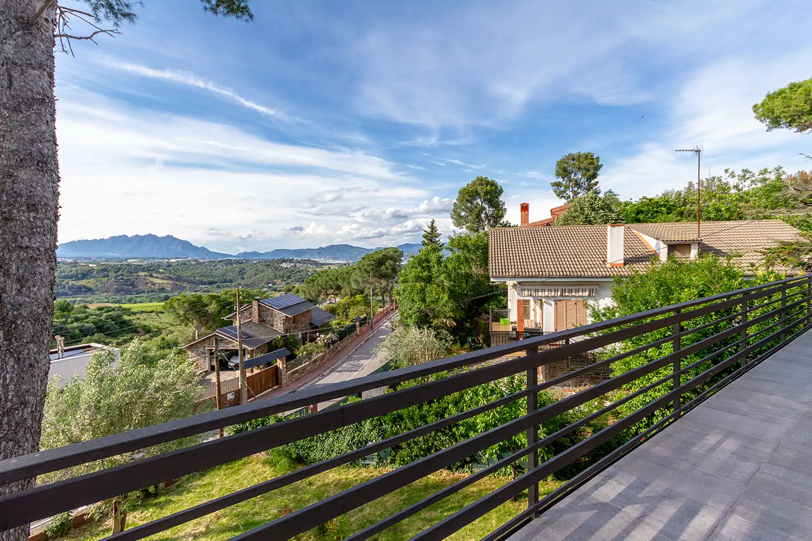 Terraza de Casa o chalet en venta en Castellví de Rosanes con Aire acondicionado, Calefacción y Jardín privado