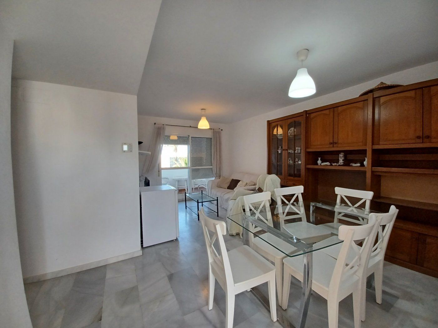 Dining room of Flat to rent in  Almería Capital  with Air Conditioner, Heating and Balcony