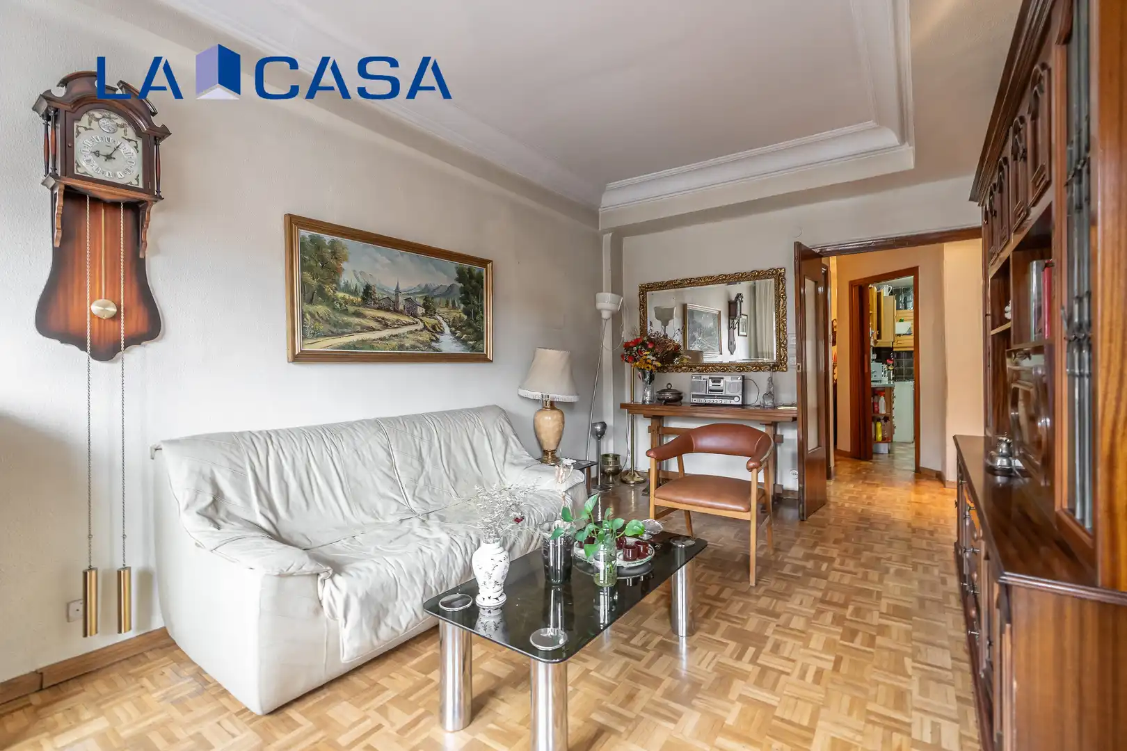 Sala d'estar de Pis en venda en Madrid amb Calefacció i Terrassa