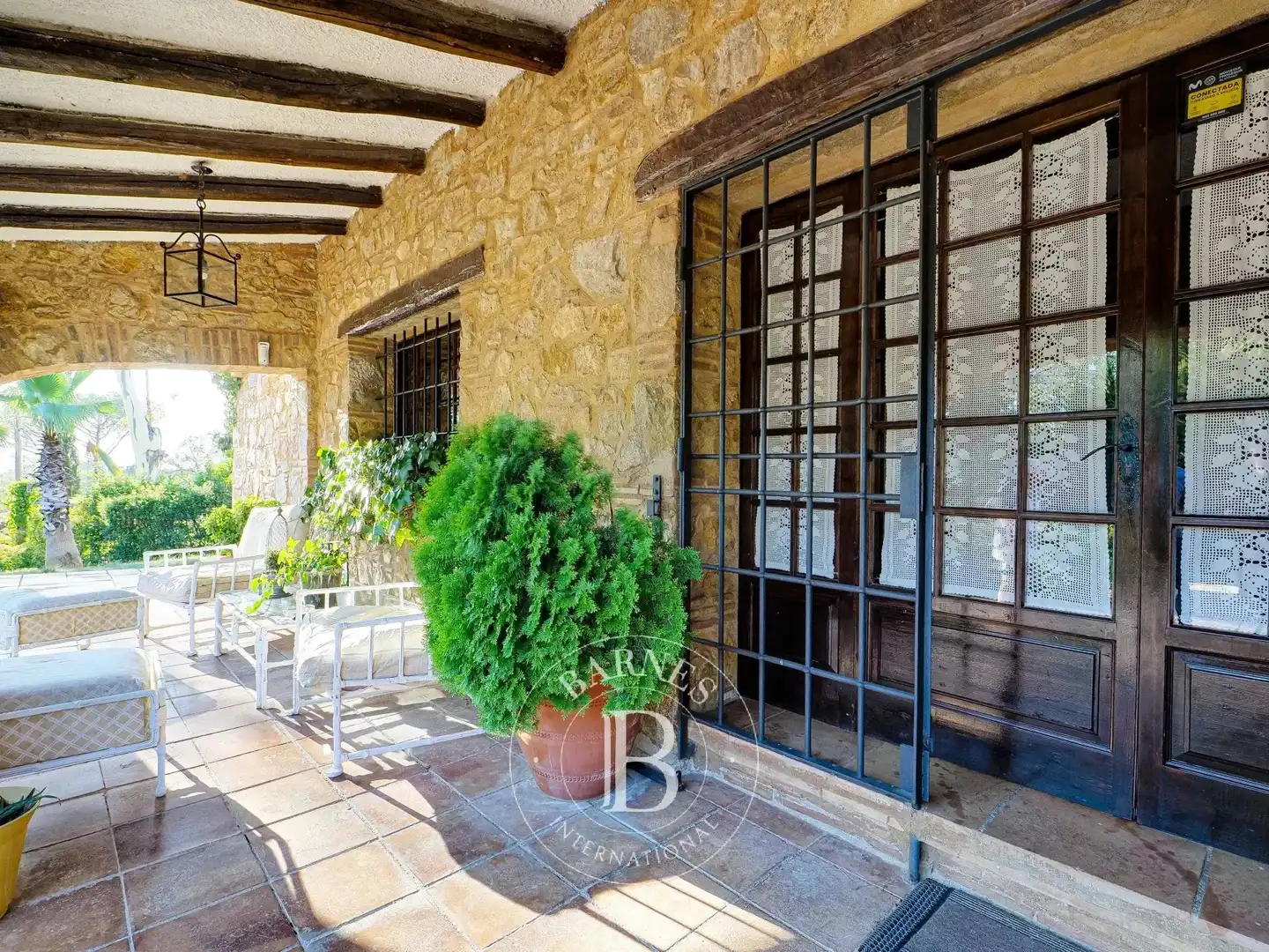 Terrassa de Finca rústica en venda en Caldes de Malavella amb Calefacció, Piscina i Internet