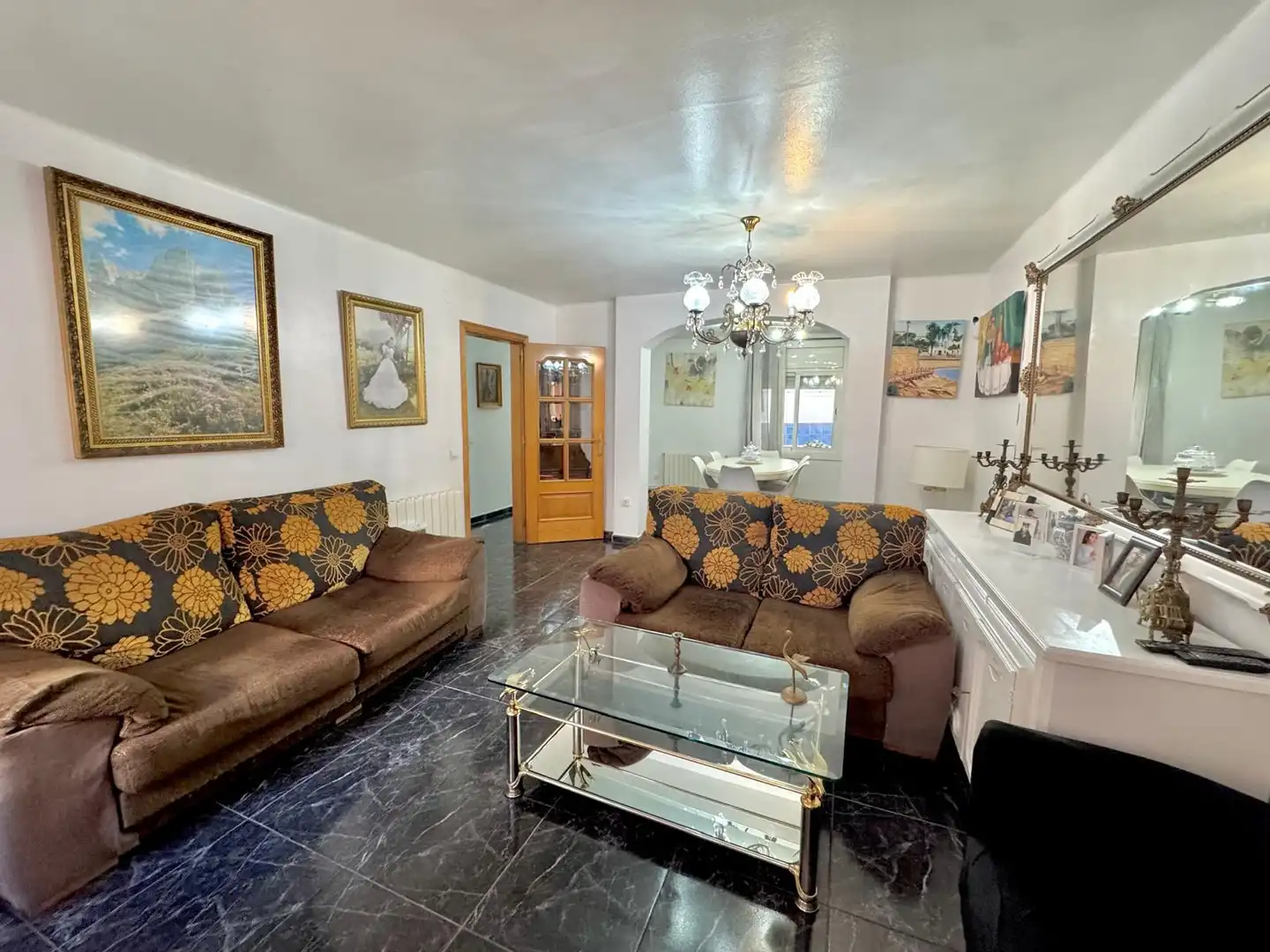 Living room of Flat for sale in Sant Feliu de Guíxols  with Heating and Terrace
