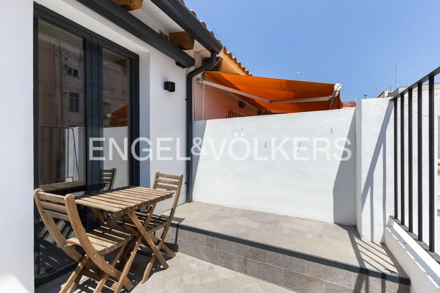 Terraza de Piso de alquiler en Valencia con Aire acondicionado, Calefacción y Terraza