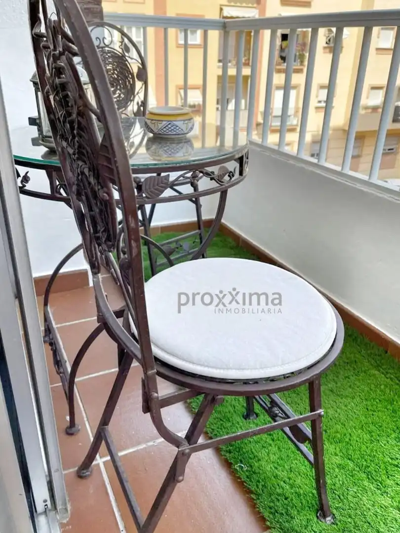 Balcony of Flat for sale in Sevilla  with Air Conditioner and Terrace