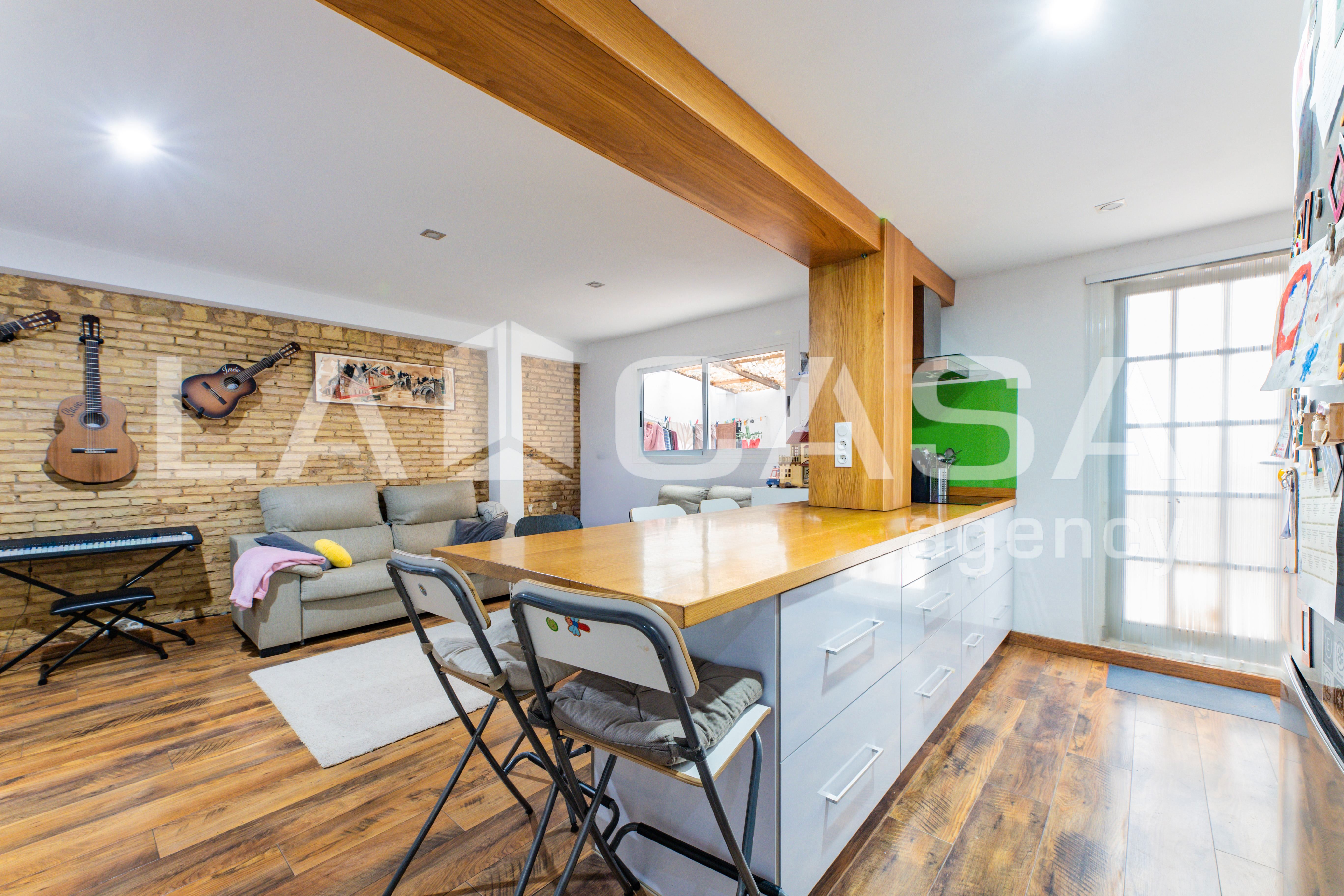 Cocina de Planta baja en venta en  Valencia Capital con Terraza