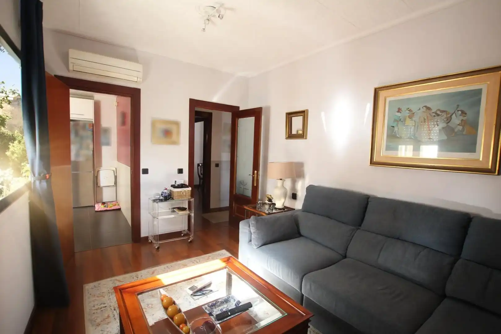 Wohnzimmer von Wohnung zum Verkauf in Jerez de la Frontera mit Klimaanlage, Parkett und Terrasse