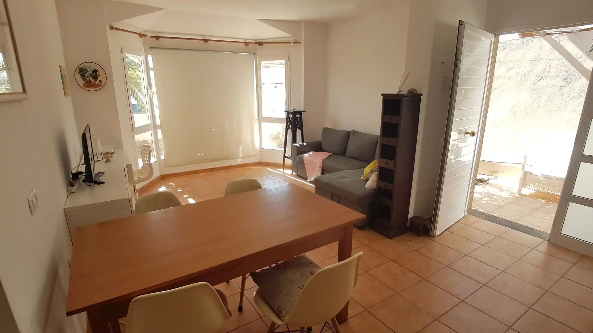 Sala de estar de Dúplex en venta en La Oliva con Jardín privado