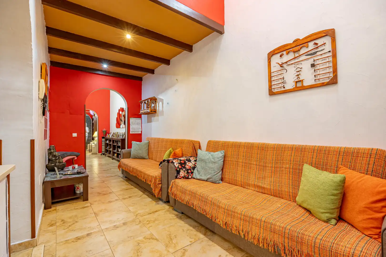Sala de estar de Casa o chalet en venta en Telde con Terraza, Trastero y Amueblado