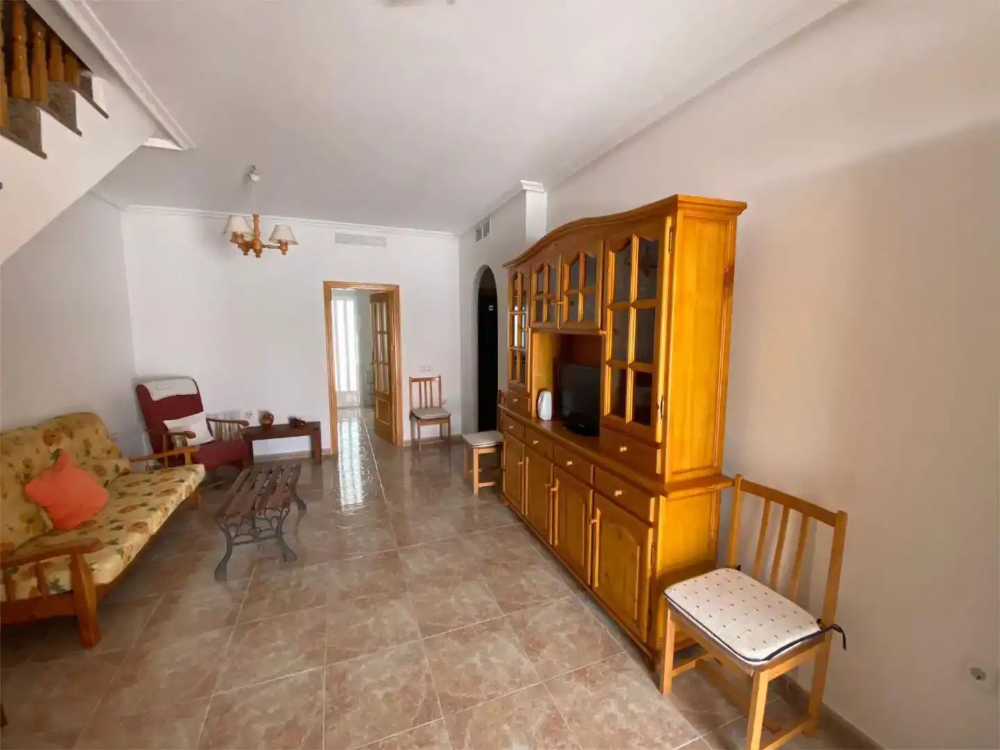 Sala de estar de Dúplex de alquiler en Pilar de la Horadada con Aire acondicionado, Trastero y Amueblado