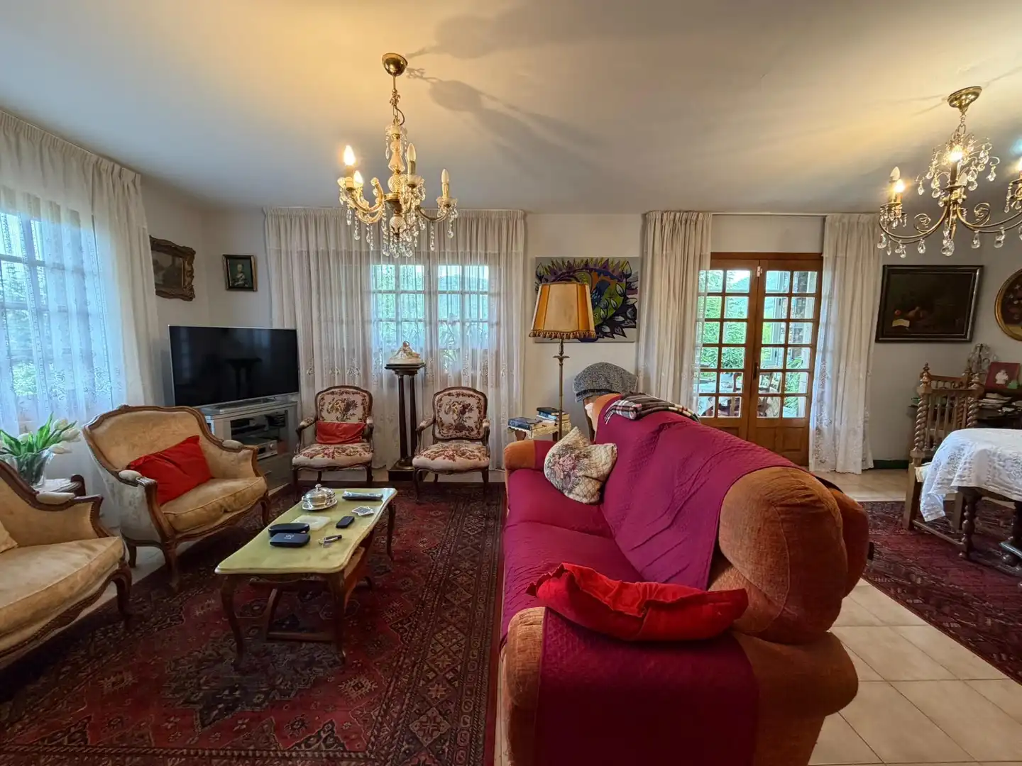 Sala de estar de Casa o chalet en venta en Corullón con Calefacción, Terraza y Alarma