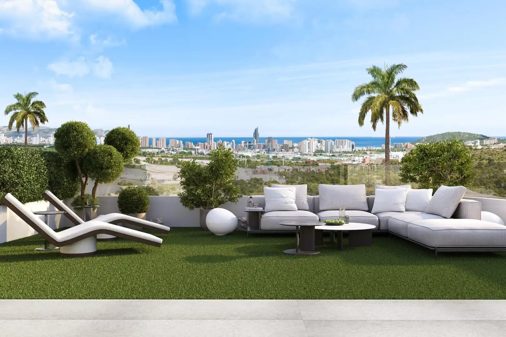Terraza de Estudio en venta en Finestrat con Piscina comunitaria