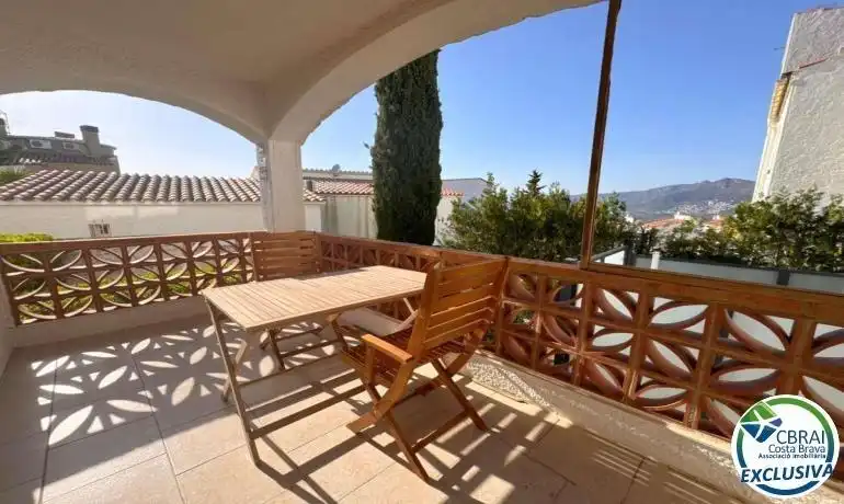 Terrace of Apartments for sale in Roses  with Community pool