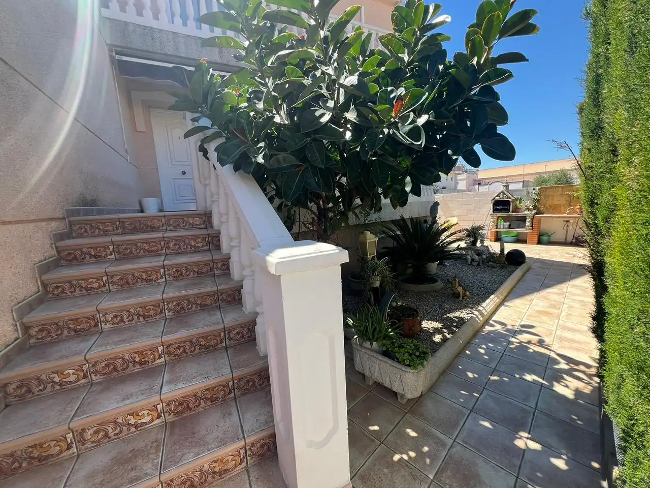 Vista exterior de Casa o chalet en venta en Beniarjó con Aire acondicionado, Jardín privado y Terraza