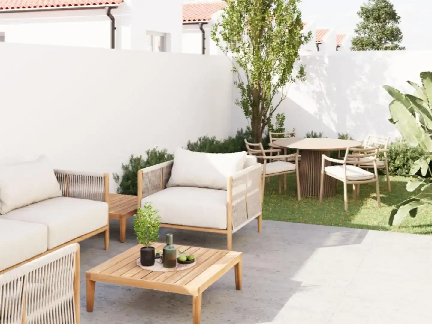Terraza de Piso en venta en Mota del Cuervo con Jardín privado