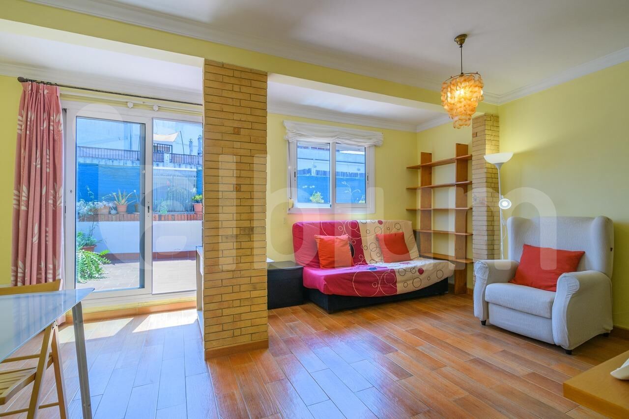 Sala d'estar de Apartament de lloguer en  Barcelona Capital