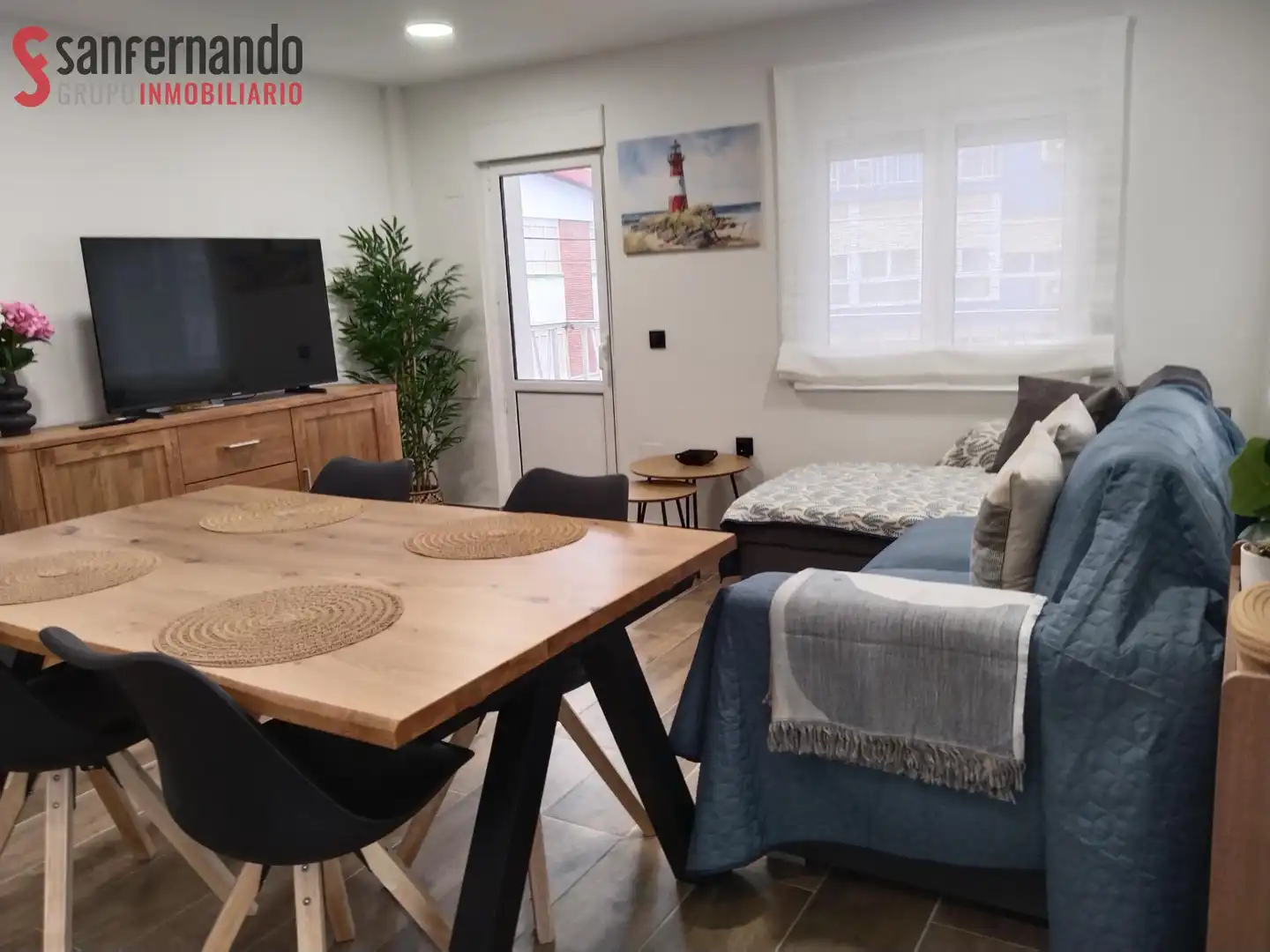 Sala de estar de Piso de alquiler en Suances con Calefacción, Terraza y Trastero