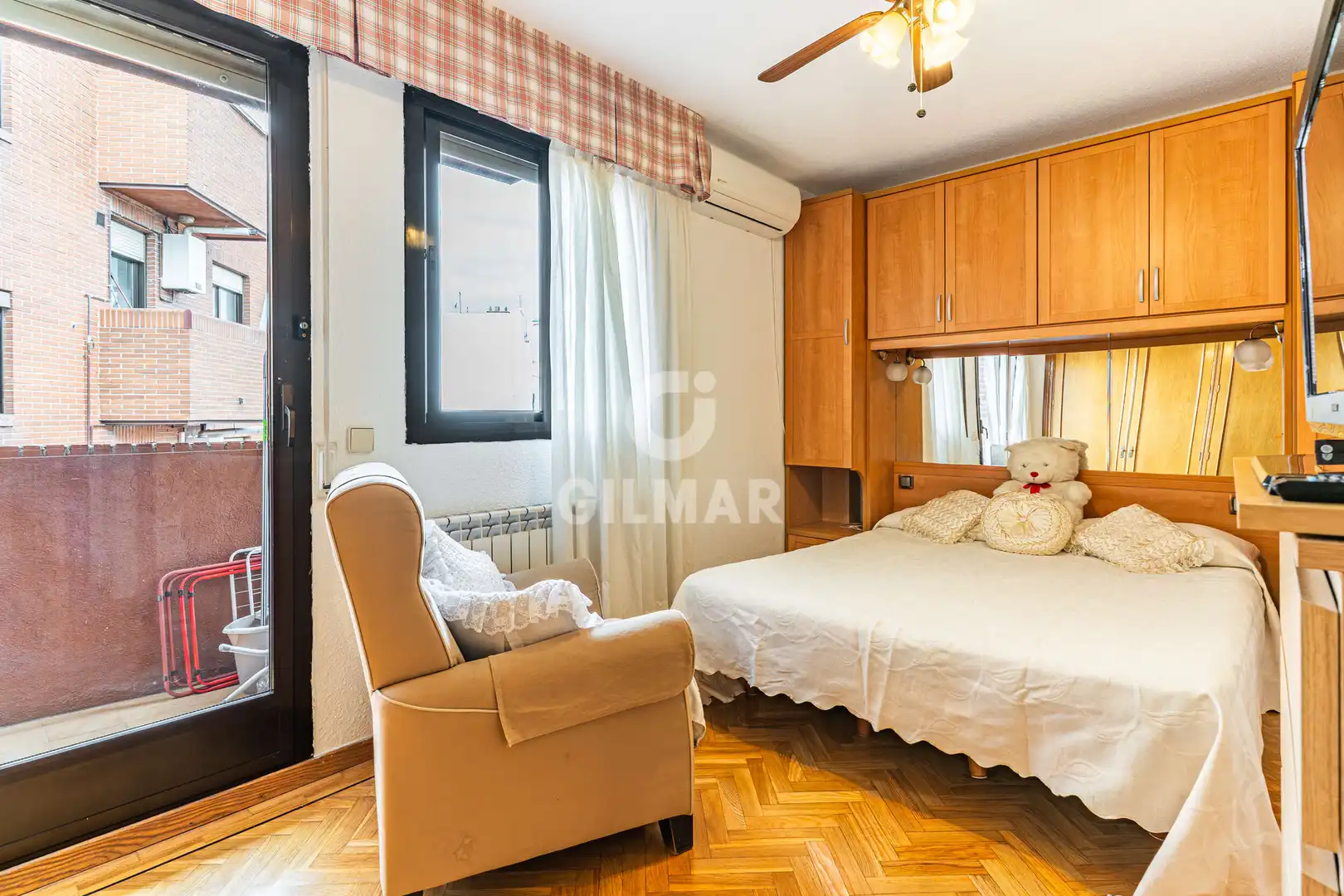 Schlafzimmer von Wohnung zum Verkauf in Madrid mit Heizung und Balkon