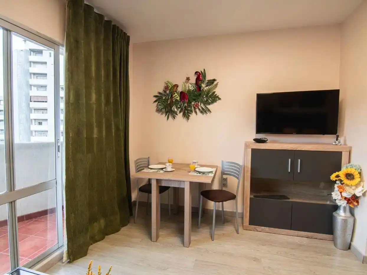 Esszimmer von Wohnung zum Verkauf in Benalmádena mit Klimaanlage, Terrasse und Möbliert