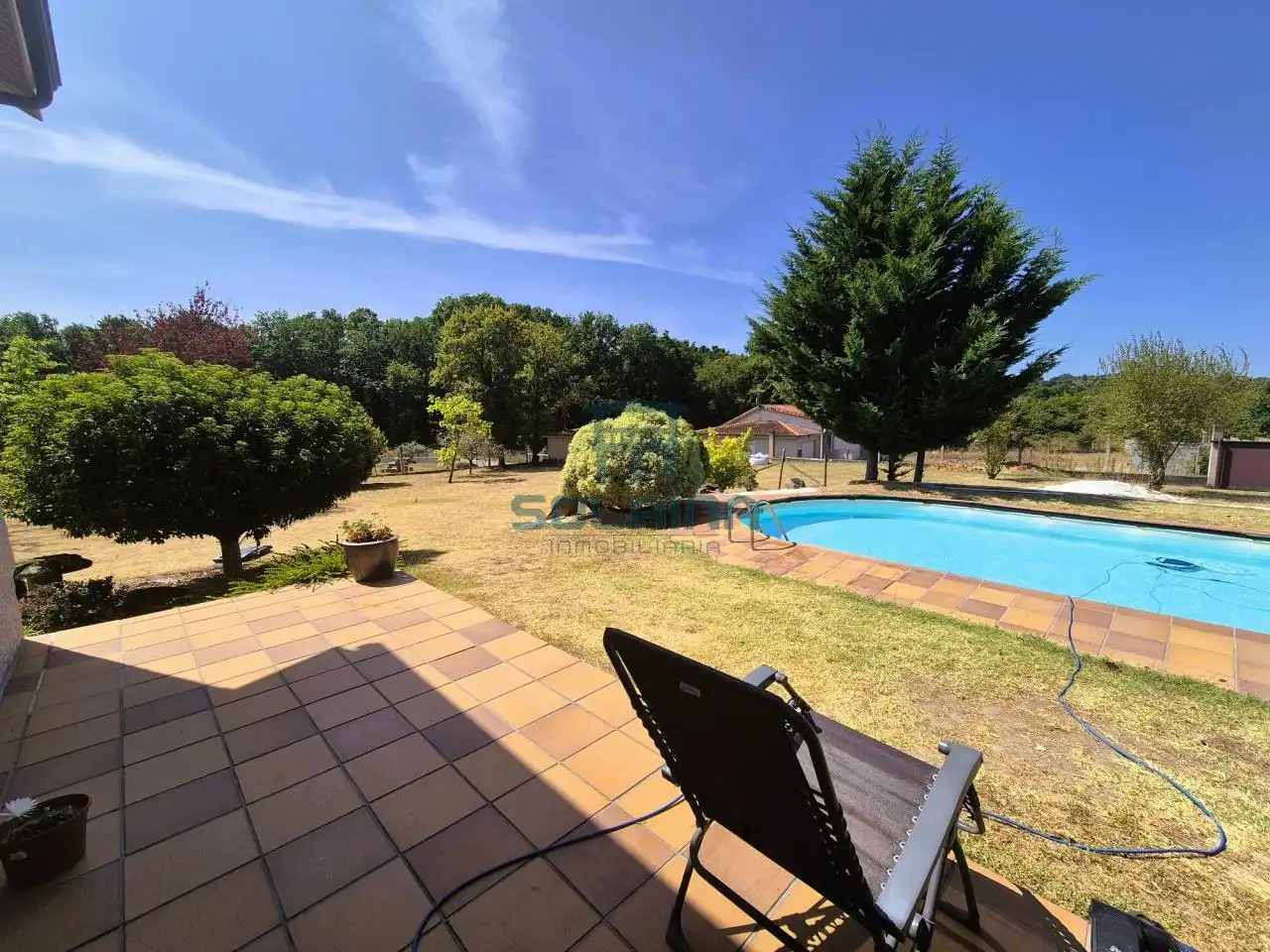 Swimming pool of Houses for sale in O Pereiro de Aguiar   with Heating, Private garden and Swimming Pool
