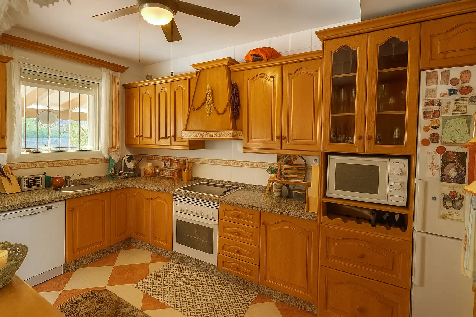 Cocina de Casa o chalet en venta en Montilla con Aire acondicionado, Jardín privado y Terraza