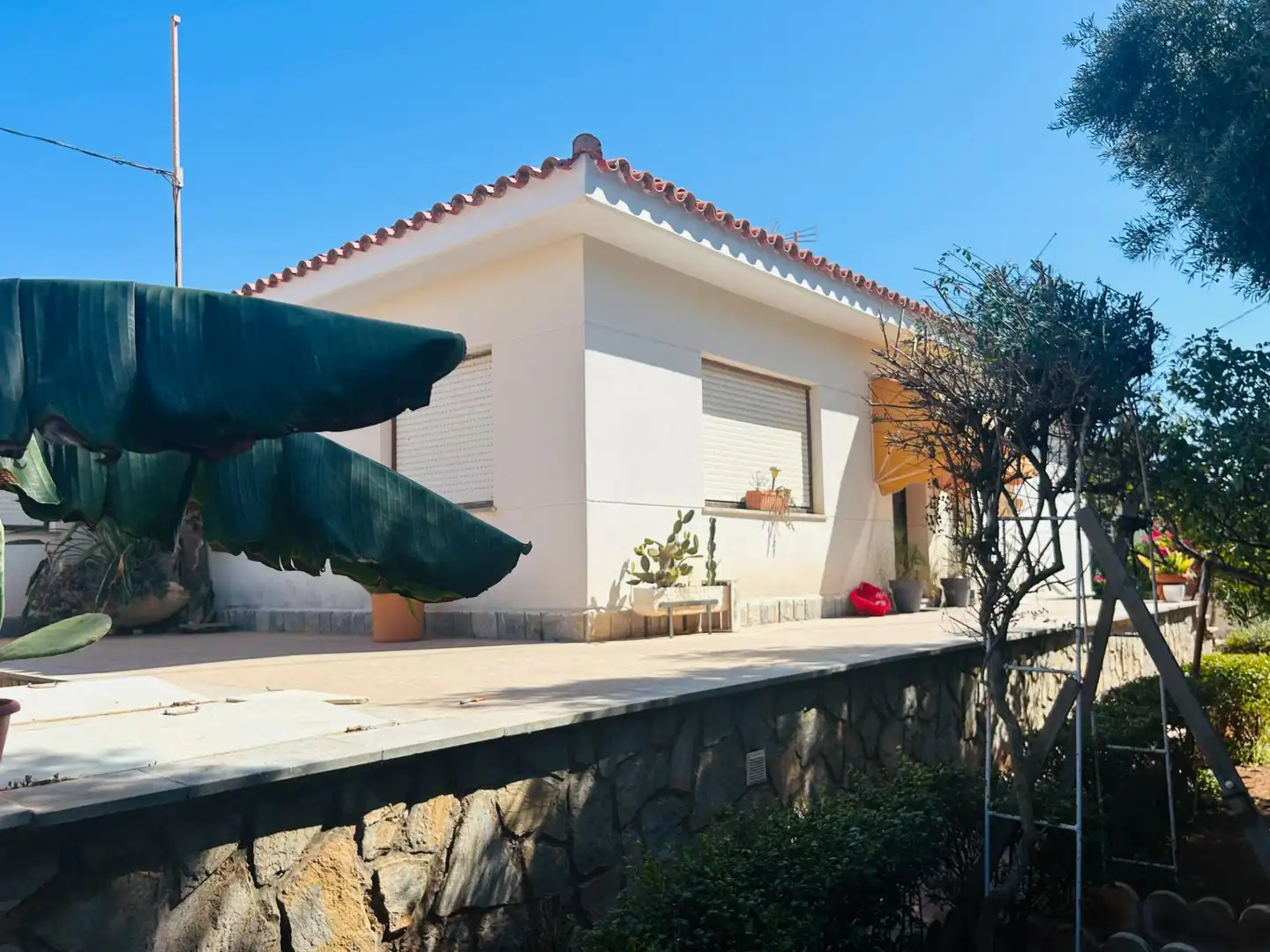 Vista exterior de Casa o chalet en venta en Cartagena con Aire acondicionado, Jardín privado y Terraza