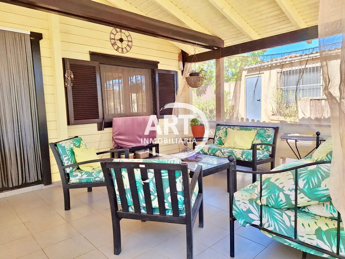 Terrassa de Casa o xalet en venda en Bétera amb Aire condicionat, Jardí privat i Terrassa