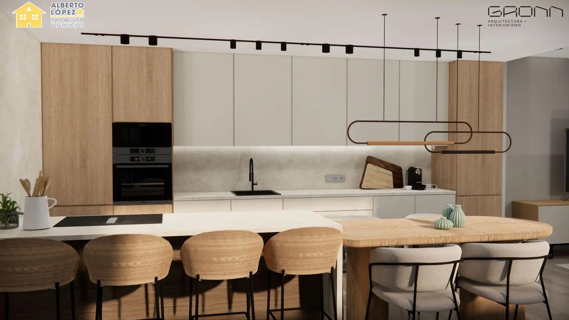 Cocina de Ático en venta en Elche / Elx con Terraza y Balcón