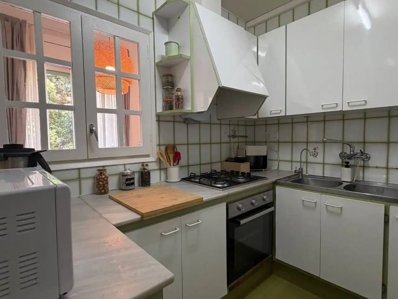 Küche von Wohnung zum Verkauf in Terrassa mit Klimaanlage und Heizung